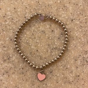 Return to Tiffany pink bracelet